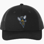 Rochester YellowJackets <span class="pdp-name-mascot">University of Rochester Athletics</span> Port Authority Snapback Ponytail Trucker Cap Front Thumbnail