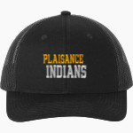 Plaisance Indians Port Authority Snapback Ponytail Trucker Cap Front Thumbnail