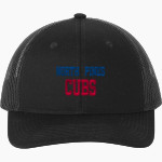 NORTH PINES CUBS Port Authority Snapback Ponytail Trucker Cap Front Thumbnail