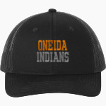 ONEIDA HIGH SCHOOL INDIANS Port Authority Snapback Ponytail Trucker Cap Front Thumbnail