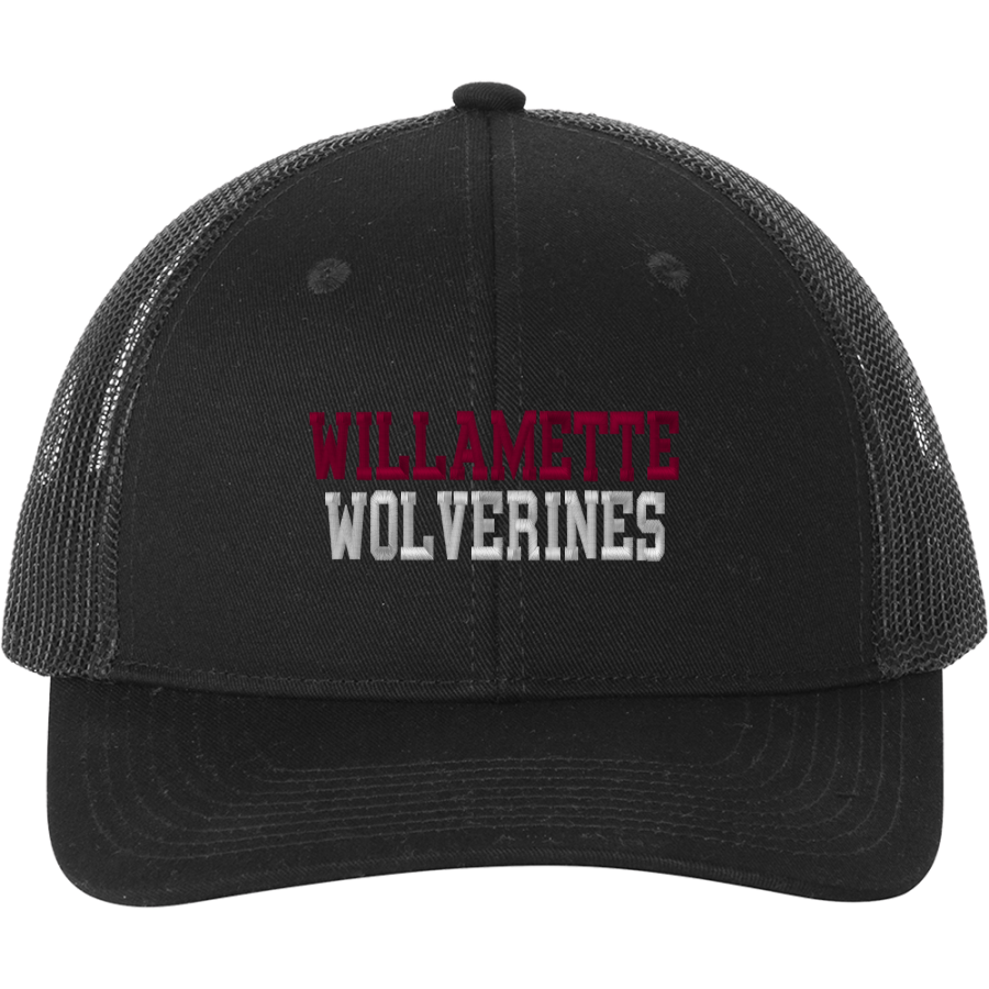 Willamette Wolverines <span class="pdp-name-mascot">Willamette Wolverines</span> Port Authority Snapback Ponytail Trucker Cap