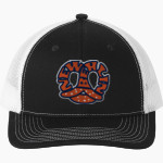 NEW BERLIN HIGH SCHOOL PRETZELS <span class="pdp-name-mascot">NEW BERLIN PRETZELS</span> Port Authority Snapback Ponytail Trucker Cap Front Thumbnail