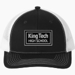 King Tech High School Online Apparel Store <span class="pdp-name-mascot">King Tech High School</span> Port Authority Snapback Ponytail Trucker Cap Front Thumbnail