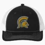 MASON CO CENTRAL HIGH SCHOOL SPARTANS Port Authority Snapback Ponytail Trucker Cap Front Thumbnail