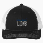 LUSTRE CHRISTIAN HIGH SCHOOL LIONS <span class="pdp-name-mascot">LUSTRE CHRISTIAN LIONS</span> Port Authority Snapback Ponytail Trucker Cap Front Thumbnail