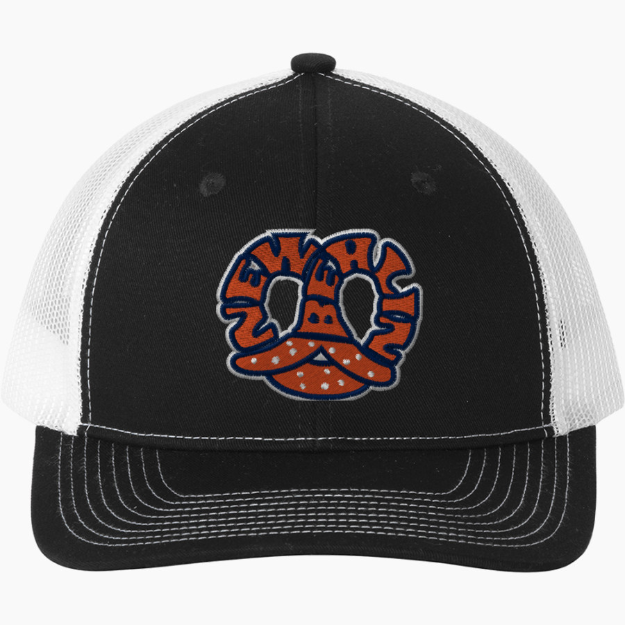 NEW BERLIN HIGH SCHOOL PRETZELS <span class="pdp-name-mascot">NEW BERLIN PRETZELS</span> Port Authority Snapback Ponytail Trucker Cap