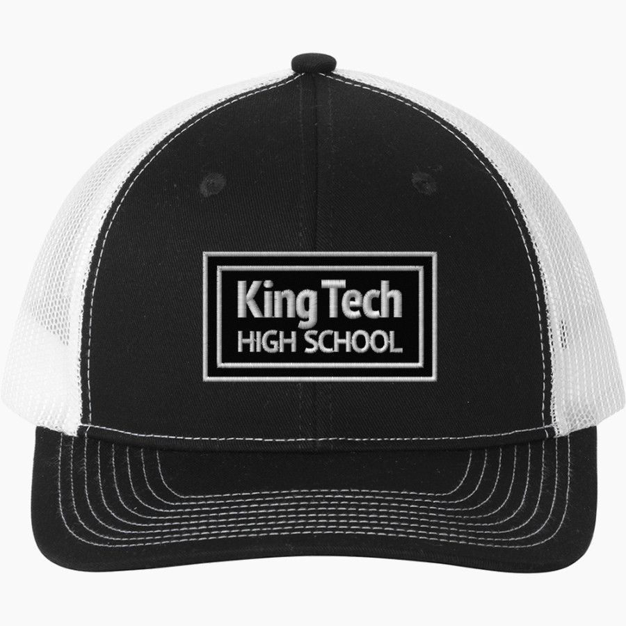 King Tech High School Online Apparel Store <span class="pdp-name-mascot">King Tech High School</span> Port Authority Snapback Ponytail Trucker Cap