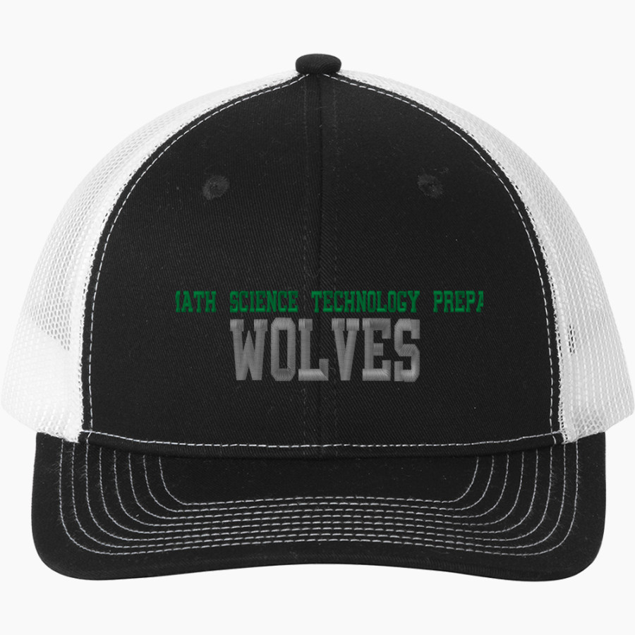 P S 197 Math Science Technology Preparatory Wolves Port Authority Snapback Ponytail Trucker Cap