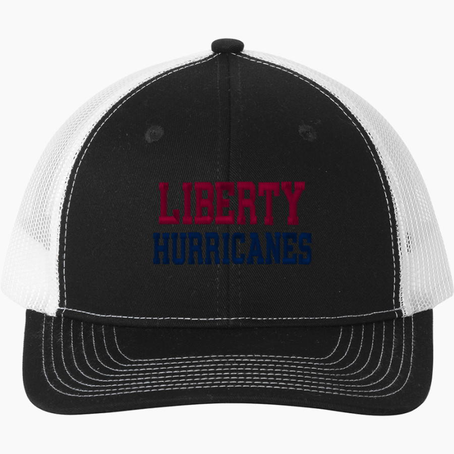 LIBERTY HIGH SCHOOL HURRICANES Port Authority Snapback Ponytail Trucker Cap