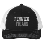 Fenwick Friars The Official Online Store <span class="pdp-name-mascot">Fenwick Friars</span> Port Authority Snapback Ponytail Trucker Cap Front Thumbnail