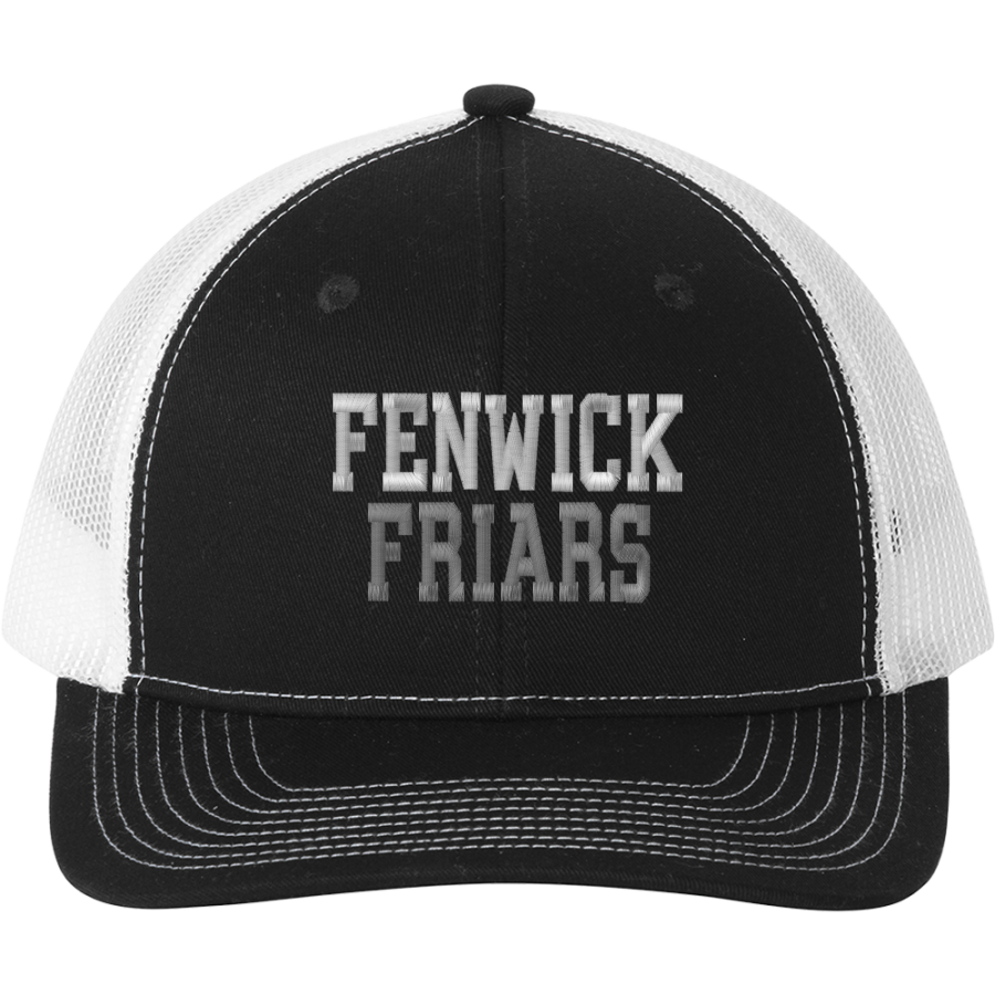 Fenwick Friars The Official Online Store <span class="pdp-name-mascot">Fenwick Friars</span> Port Authority Snapback Ponytail Trucker Cap