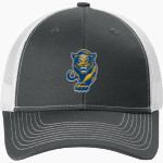Greenfield Central Cougars Online Store <span class="pdp-name-mascot">Greenfield-Central Cougars</span> Port Authority Snapback Ponytail Trucker Cap Front Thumbnail
