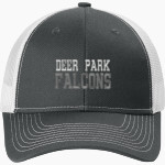Deer Park Falcons <span class="pdp-name-mascot">Deer Park Falcons</span> Port Authority Snapback Ponytail Trucker Cap Front Thumbnail