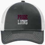 Pride Lions Port Authority Snapback Ponytail Trucker Cap Front Thumbnail