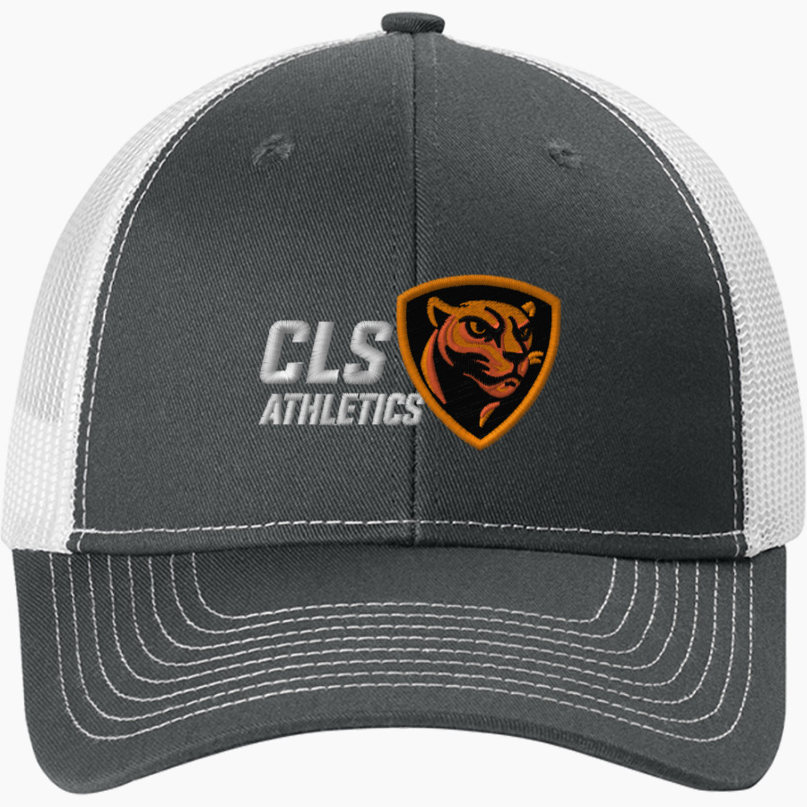 CHRIST LUTHERAN Cougars <span class="pdp-name-mascot">CHRIST LUTHERAN DAY SCHOOL Cougars</span> Port Authority Snapback Ponytail Trucker Cap