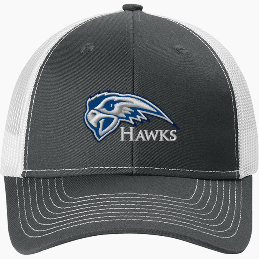 Henry Ford Hawks <span class="pdp-name-mascot">Henry Ford College Hawks</span> Port Authority Snapback Ponytail Trucker Cap