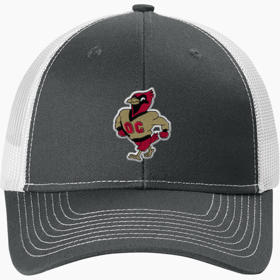 Otterbein University Cardinals Port Authority Snapback Ponytail Trucker Cap