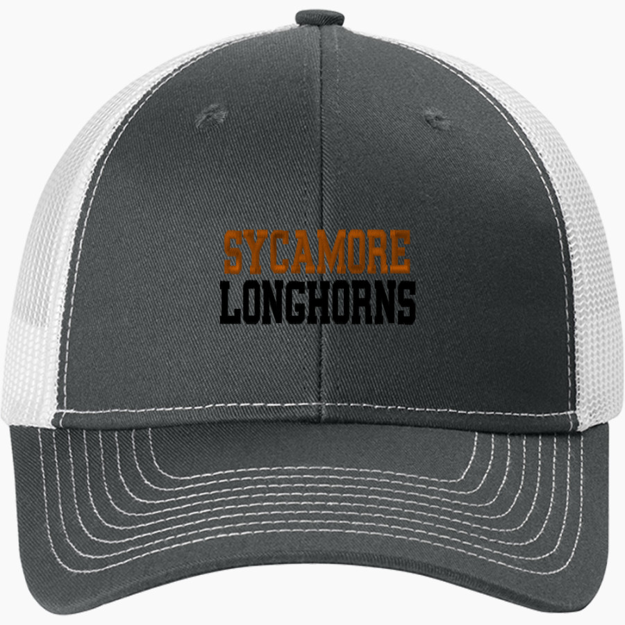 Sycamore Longhorns <span class="pdp-name-mascot">Sycamore Elementary School Longhorns</span> Port Authority Snapback Ponytail Trucker Cap
