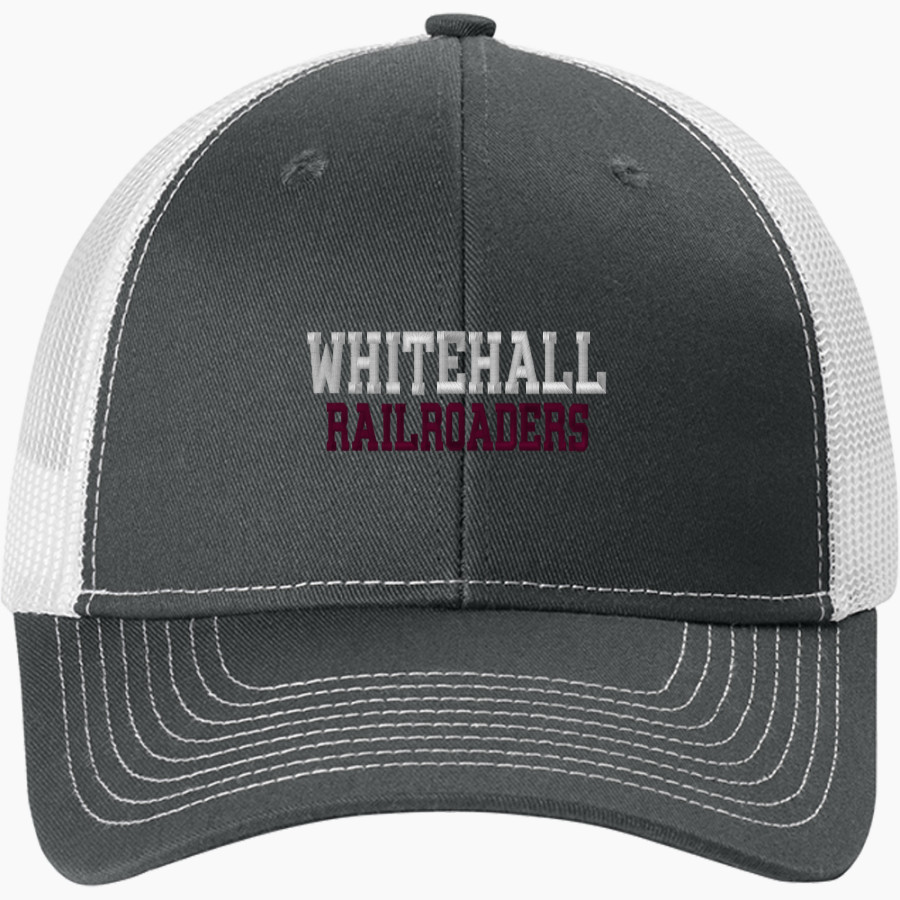 Whitehall Railroaders <span class="pdp-name-mascot">Whitehall Railroaders</span> Port Authority Snapback Ponytail Trucker Cap