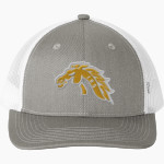 ISABELLA HIGH SCHOOL MUSTANGS <span class="pdp-name-mascot">ISABELLA MUSTANGS</span> Port Authority Snapback Ponytail Trucker Cap Front Thumbnail