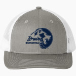 BARTLESVILLE HIGH SCHOOL BRUINS <span class="pdp-name-mascot">BARTLESVILLE BRUINS</span> Port Authority Snapback Ponytail Trucker Cap Front Thumbnail