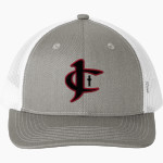 Jupiter Christian Eagles <span class="pdp-name-mascot">Jupiter Eagles</span> Port Authority Snapback Ponytail Trucker Cap Front Thumbnail