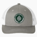 Pine Cobble Pine Cobble Port Authority Snapback Ponytail Trucker Cap Front Thumbnail