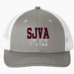 San Jacinto Valley Academy <span class="pdp-name-mascot">San Jacinto Valley Academy Wolves</span> Port Authority Snapback Ponytail Trucker Cap Front Thumbnail
