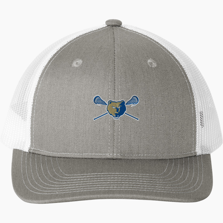 Brentwood Lacrosse Club Online Store <span class="pdp-name-mascot">Brentwood Bruins</span> Port Authority Snapback Ponytail Trucker Cap