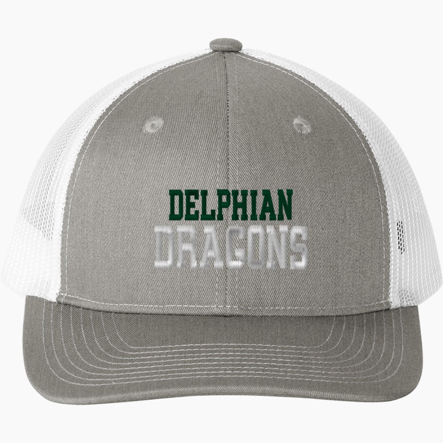 Delphian Dragons <span class="pdp-name-mascot">Delphian Dragons</span> Port Authority Snapback Ponytail Trucker Cap