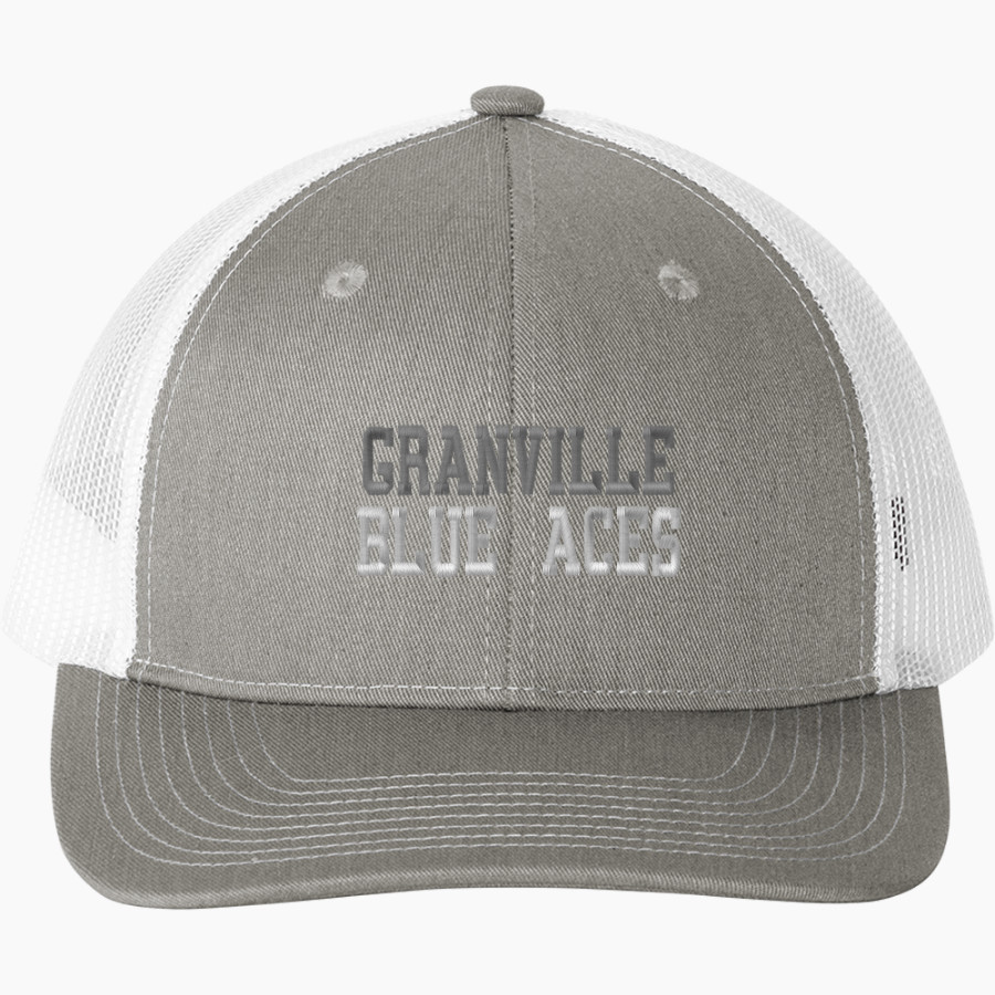 GRANVILLE HIGH SCHOOL BLUE ACES <span class="pdp-name-mascot">GRANVILLE BLUE ACES</span> Port Authority Snapback Ponytail Trucker Cap