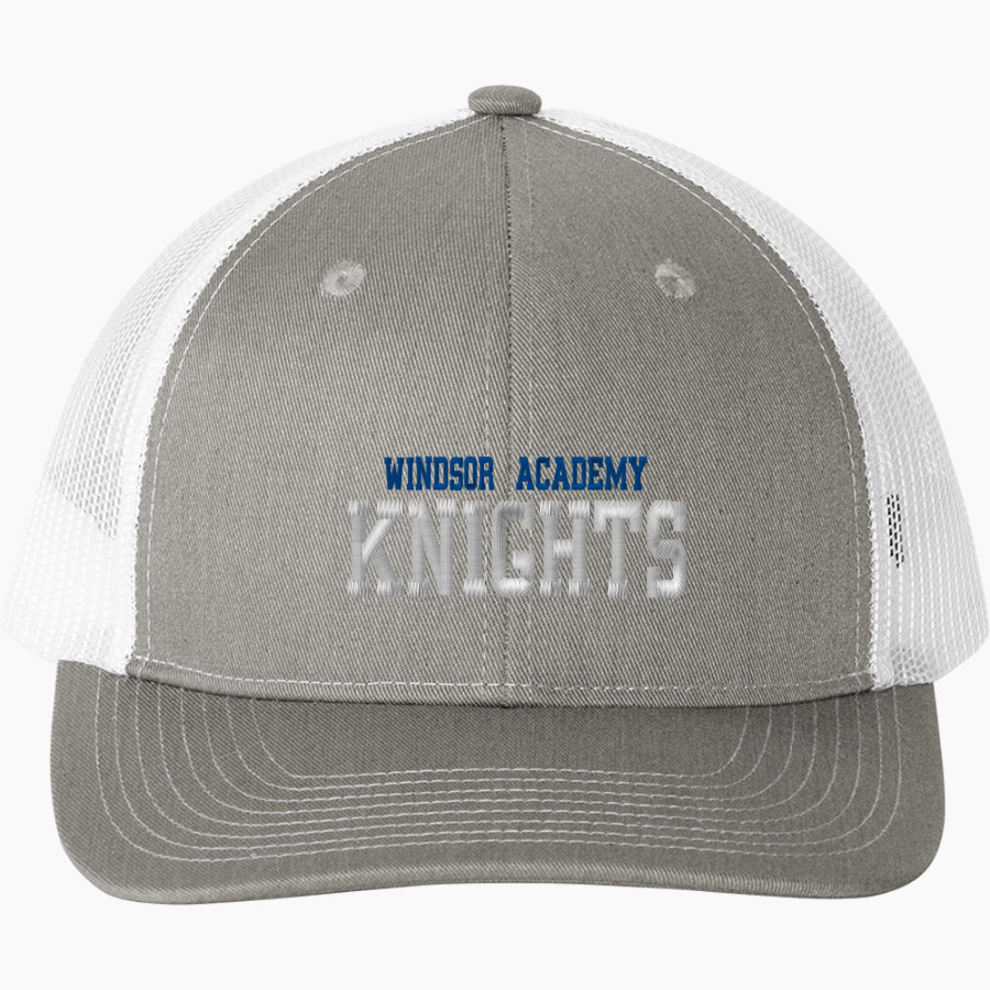 WINDSOR ACADEMY KNIGHTS <span class="pdp-name-mascot">WINDSOR ACADEMY KNIGHTS</span> Port Authority Snapback Ponytail Trucker Cap