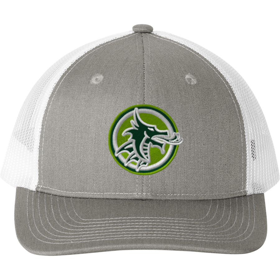 AZ Compass DRAGONS <span class="pdp-name-mascot">Compass Prep DRAGONS</span> Port Authority Snapback Ponytail Trucker Cap