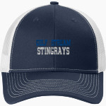 Gulf Stream Stingrays Port Authority Snapback Ponytail Trucker Cap Front Thumbnail