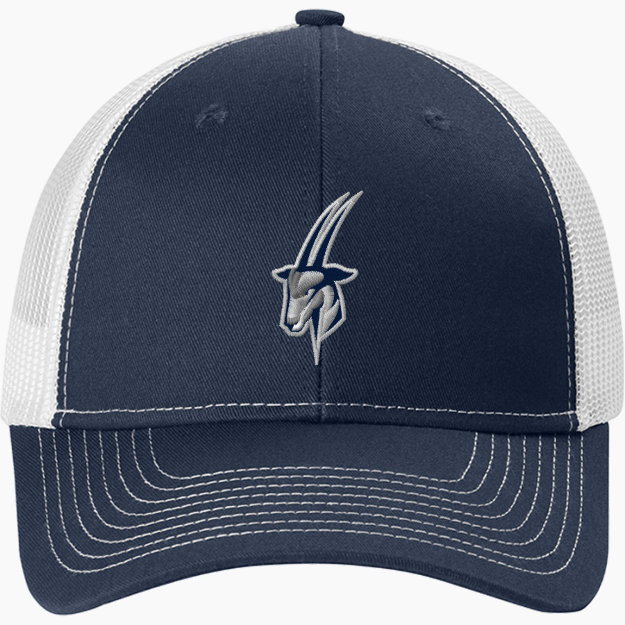 Lawrence University Vikings Online Store <span class="pdp-name-mascot">Lawrence</span> Port Authority Snapback Ponytail Trucker Cap