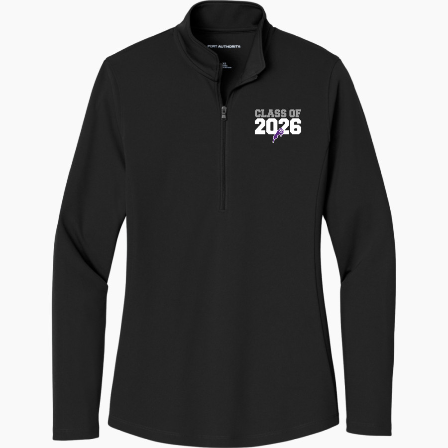 Cornell Rams <span class="pdp-name-mascot">Cornell Rams</span> Port Authority Women's Dry Zone UV 1/4-Zip Pullover