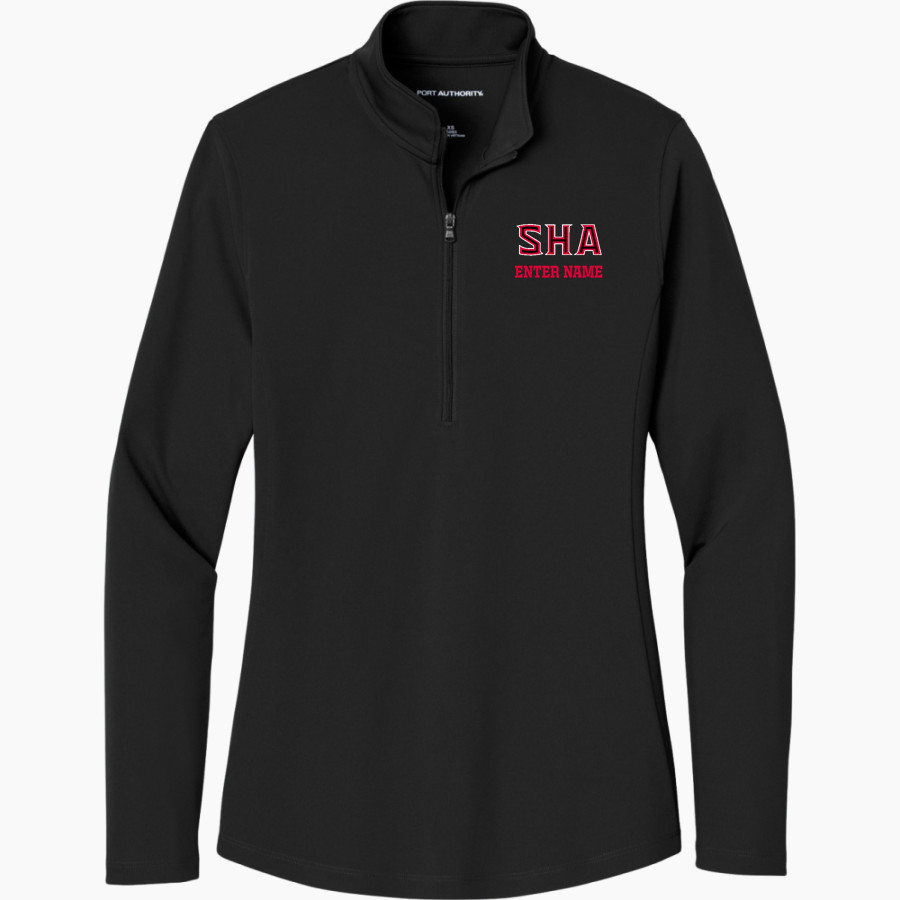Sacred Heart Academy Sharks <span class="pdp-name-mascot">Sacred Heart Academy Sharks</span> Port Authority Women's Dry Zone UV 1/4-Zip Pullover