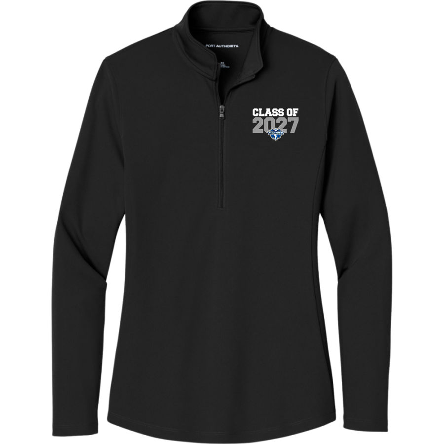 Mount St. Mary Academy believe in the boom <span class="pdp-name-mascot">Mount Saint Mary Academy Thunder</span> Port Authority Women's Dry Zone UV 1/4-Zip Pullover