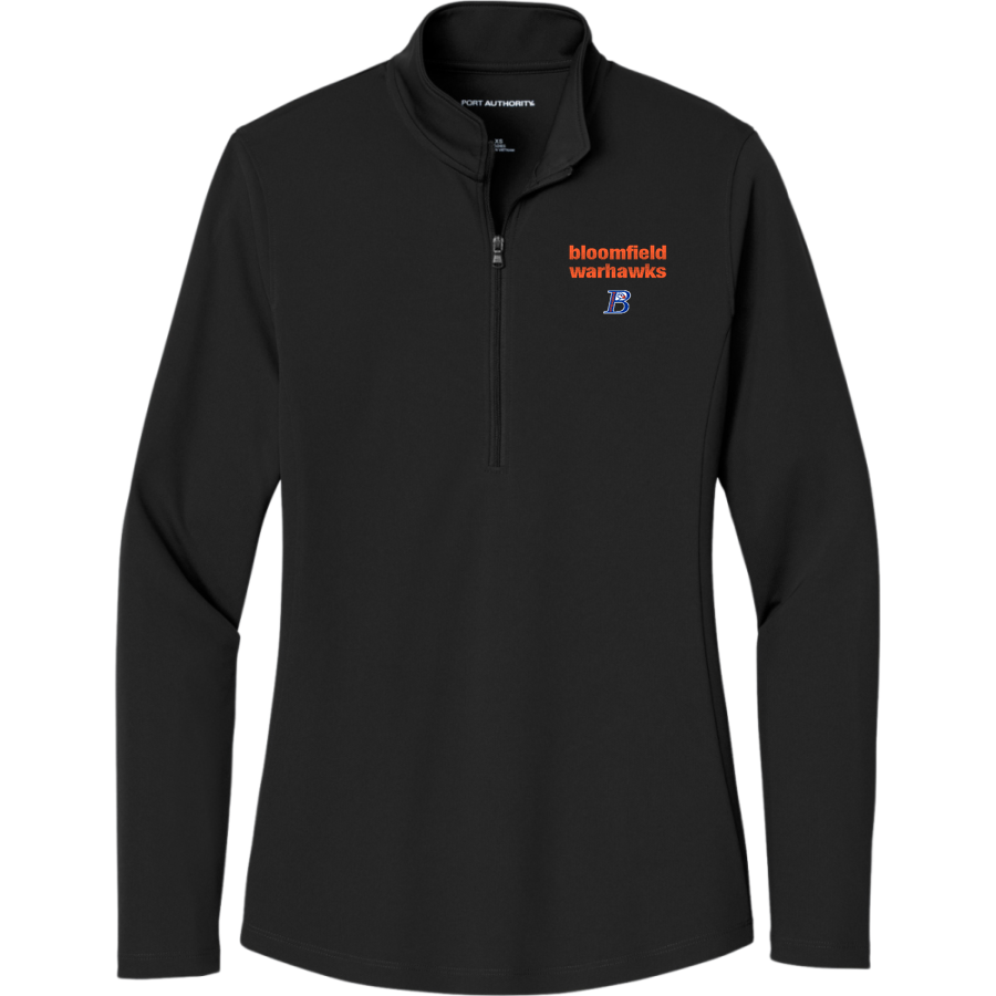 Bloomfield Warhawks <span class="pdp-name-mascot">Bloomfield Warhawks</span> Port Authority Women's Dry Zone UV 1/4-Zip Pullover