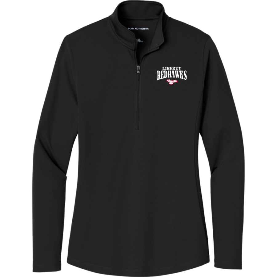 LIBERTY CENTRAL HIGH SCHOOL Redhawks <span class="pdp-name-mascot">LIBERTY INDIANS</span> Port Authority Women's Dry Zone UV 1/4-Zip Pullover
