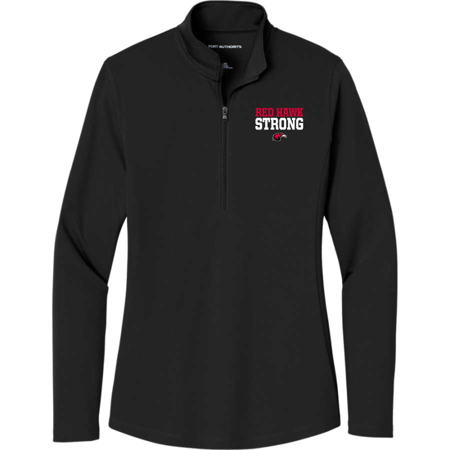 Simpson University Red Hawks <span class="pdp-name-mascot">Simpson Red Hawks</span> Port Authority Women's Dry Zone UV 1/4-Zip Pullover