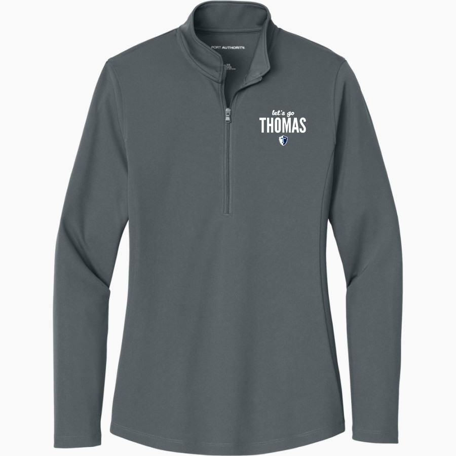 Thomas TITANS <span class="pdp-name-mascot">THOMAS TITANS</span> Port Authority Women's Dry Zone UV 1/4-Zip Pullover