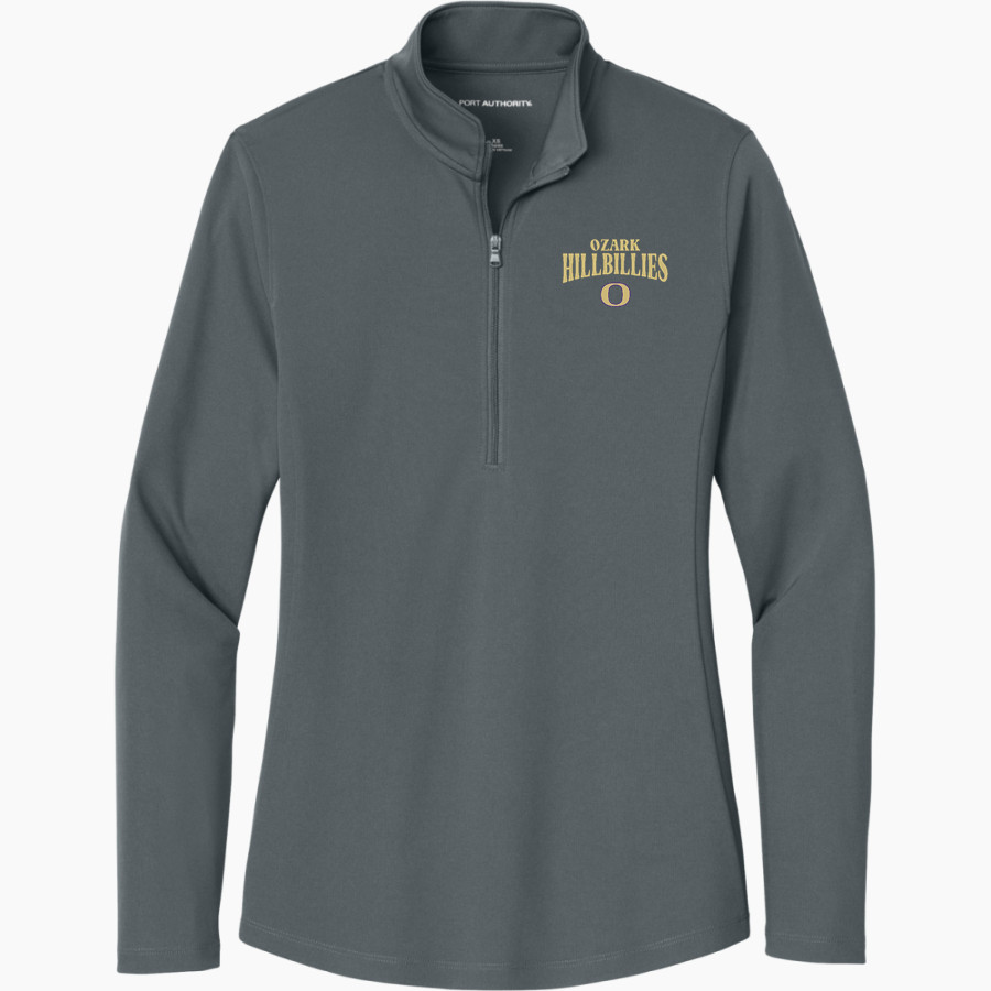 OZARK HIGH SCHOOL HILLBILLIES <span class="pdp-name-mascot">OZARK HILLBILLIES</span> Port Authority Women's Dry Zone UV 1/4-Zip Pullover