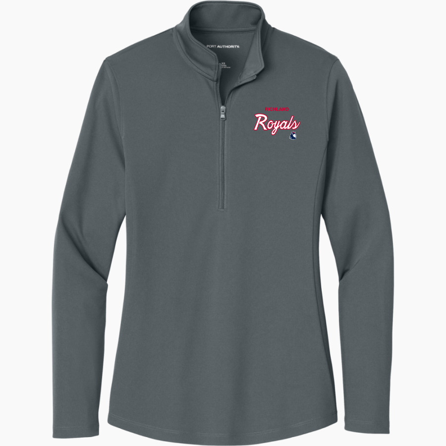 RICHLAND ROYALS The Official Online Store <span class="pdp-name-mascot">RICHLAND REBELS</span> Port Authority Women's Dry Zone UV 1/4-Zip Pullover