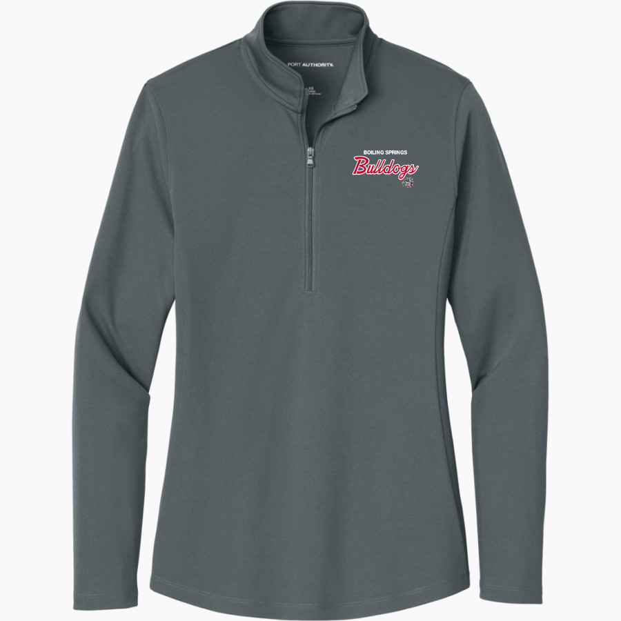 Boiling Springs Middle School bulldogs offical sideline store Port Authority Women's Dry Zone UV 1/4-Zip Pullover