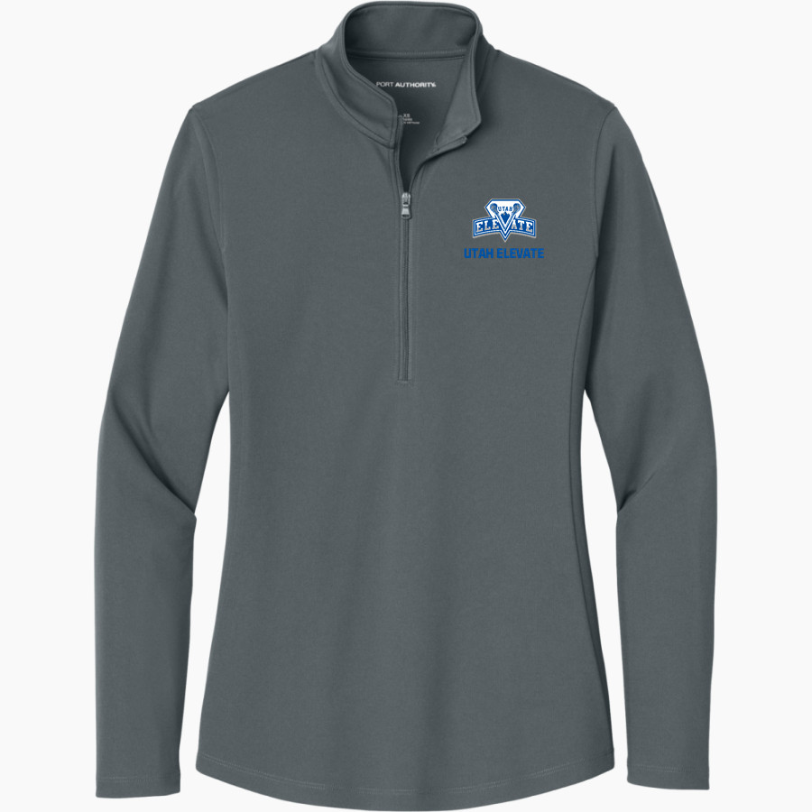 Utah Elevate Lacrosse Elevate <span class="pdp-name-mascot">Utah Elevate Lacrosse</span> Port Authority Women's Dry Zone UV 1/4-Zip Pullover