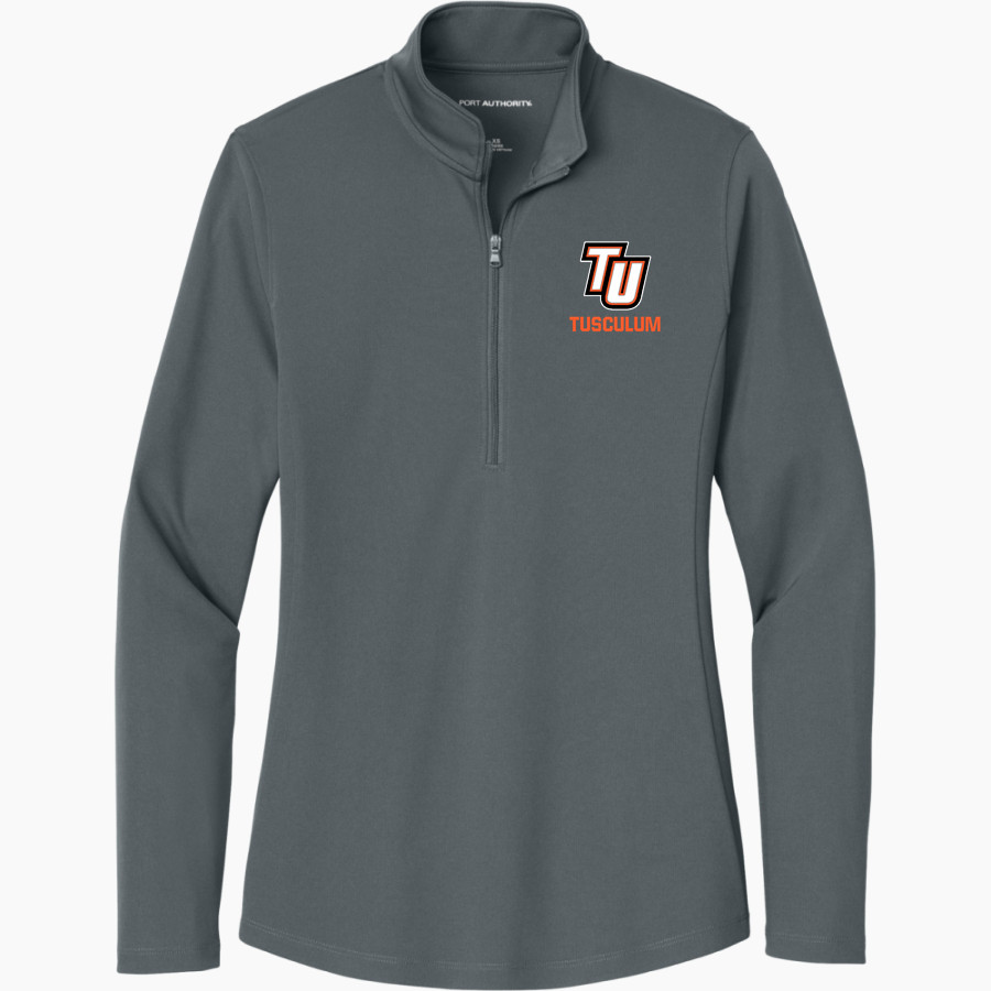 Tusculum University Pioneer Athletics Port Authority Women's Dry Zone UV 1/4-Zip Pullover