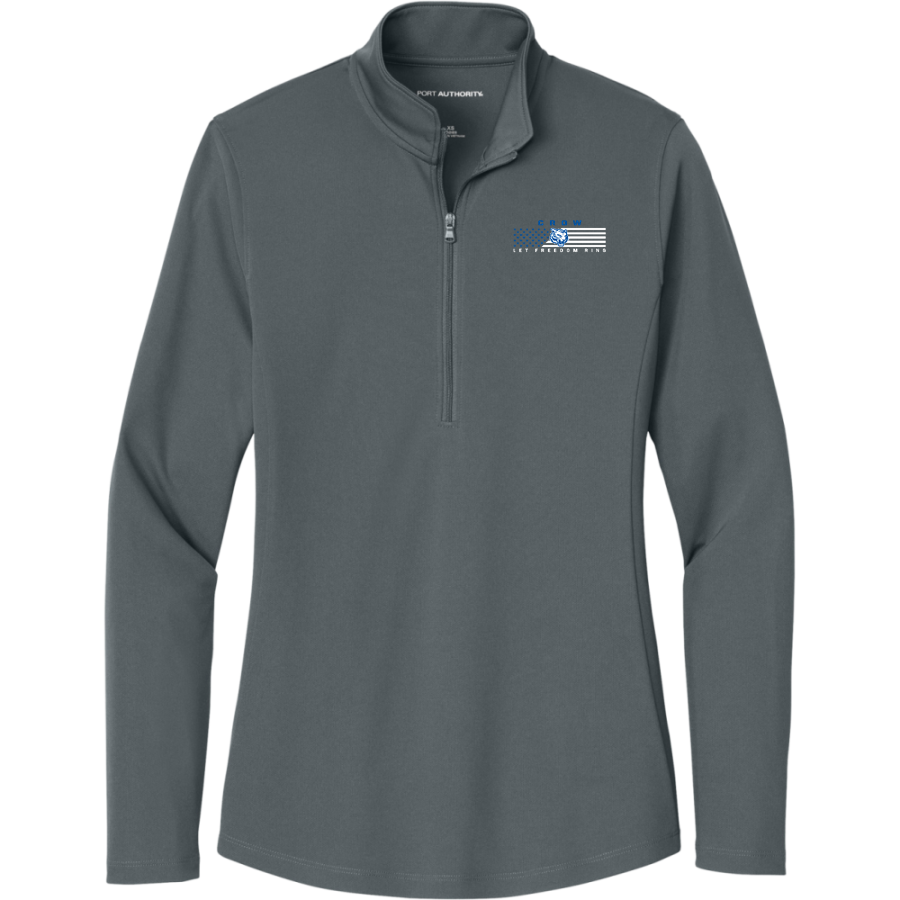 Crow Tigers <span class="pdp-name-mascot">Crow Middle School Tigers</span> Port Authority Women's Dry Zone UV 1/4-Zip Pullover