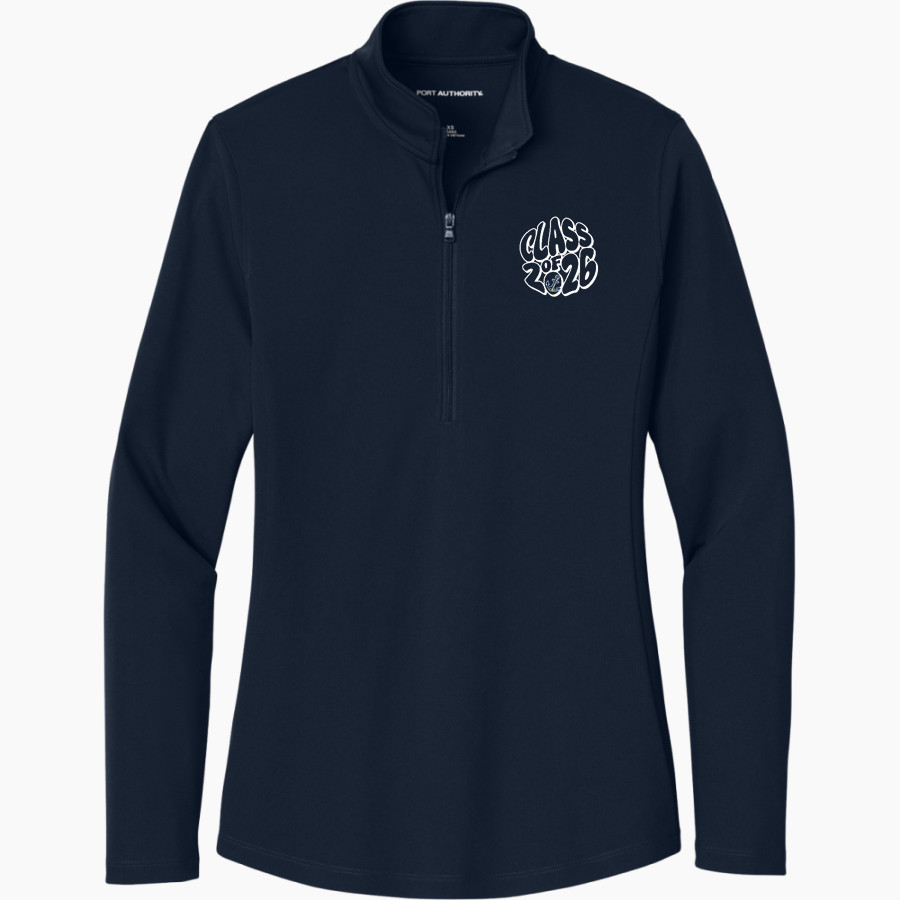 Admiral Farragut BlueJackets <span class="pdp-name-mascot">Farragut Bluejackets</span> Port Authority Women's Dry Zone UV 1/4-Zip Pullover