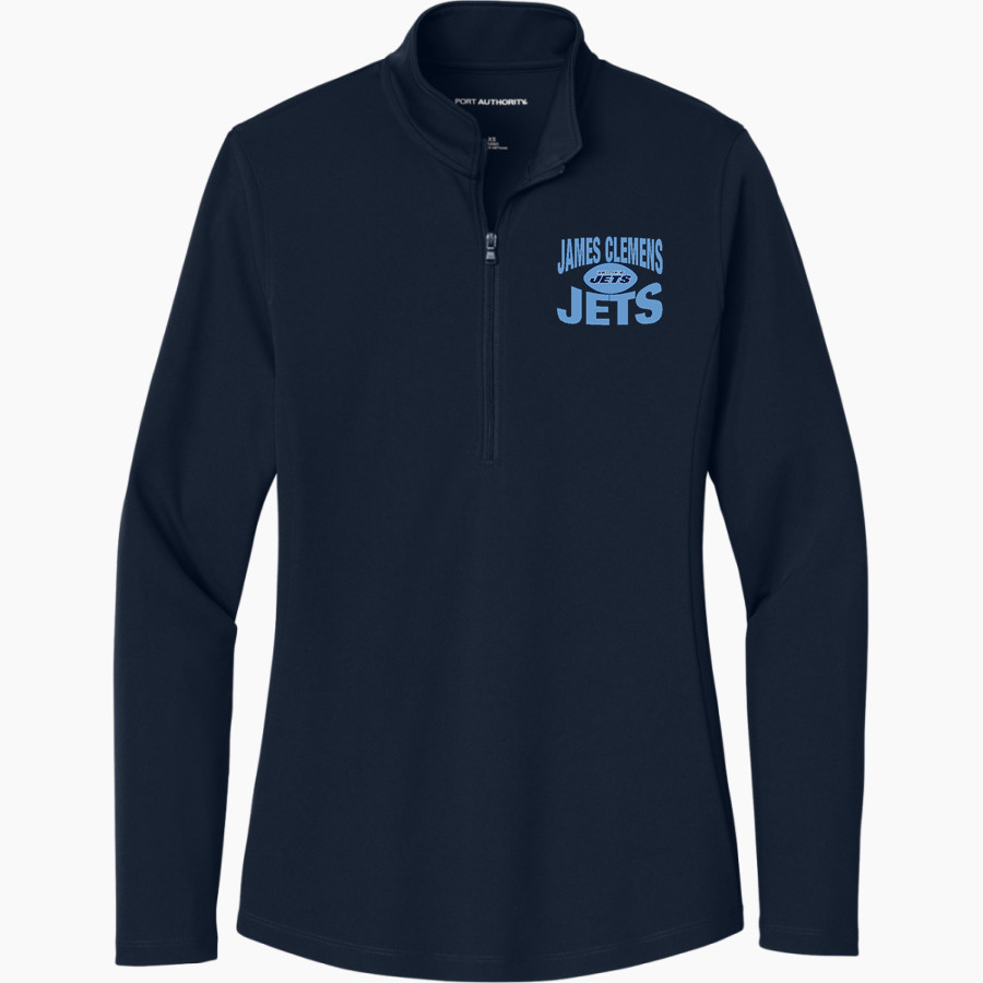 James Clemens Jets <span class="pdp-name-mascot">James Clemens Jets</span> Port Authority Women's Dry Zone UV 1/4-Zip Pullover